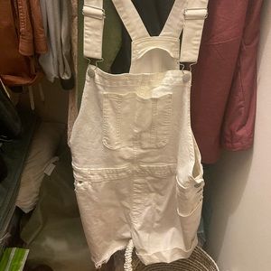 White short overalls